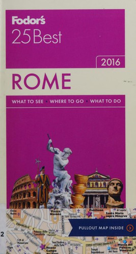 Fodor’s Rome 25 Best (2016) cover