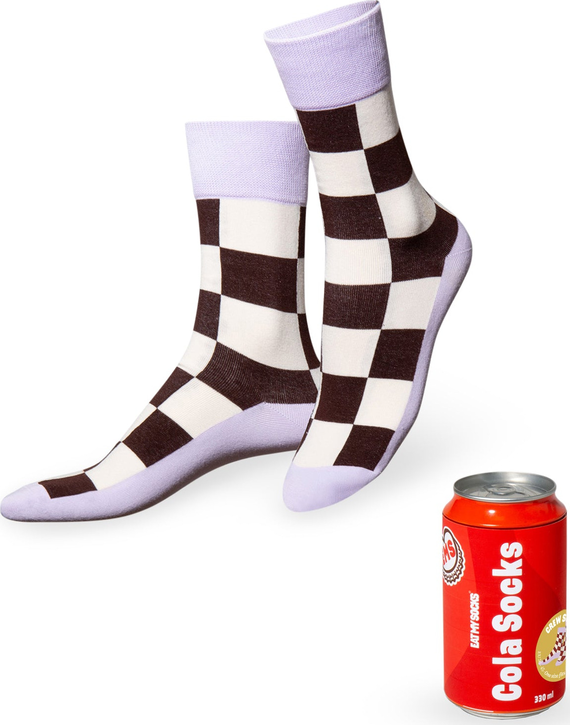 Food-Themed Crew Socks – Cola