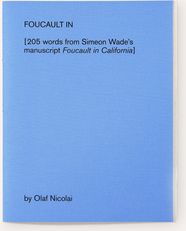 Foucault In / Olaf Nicolai