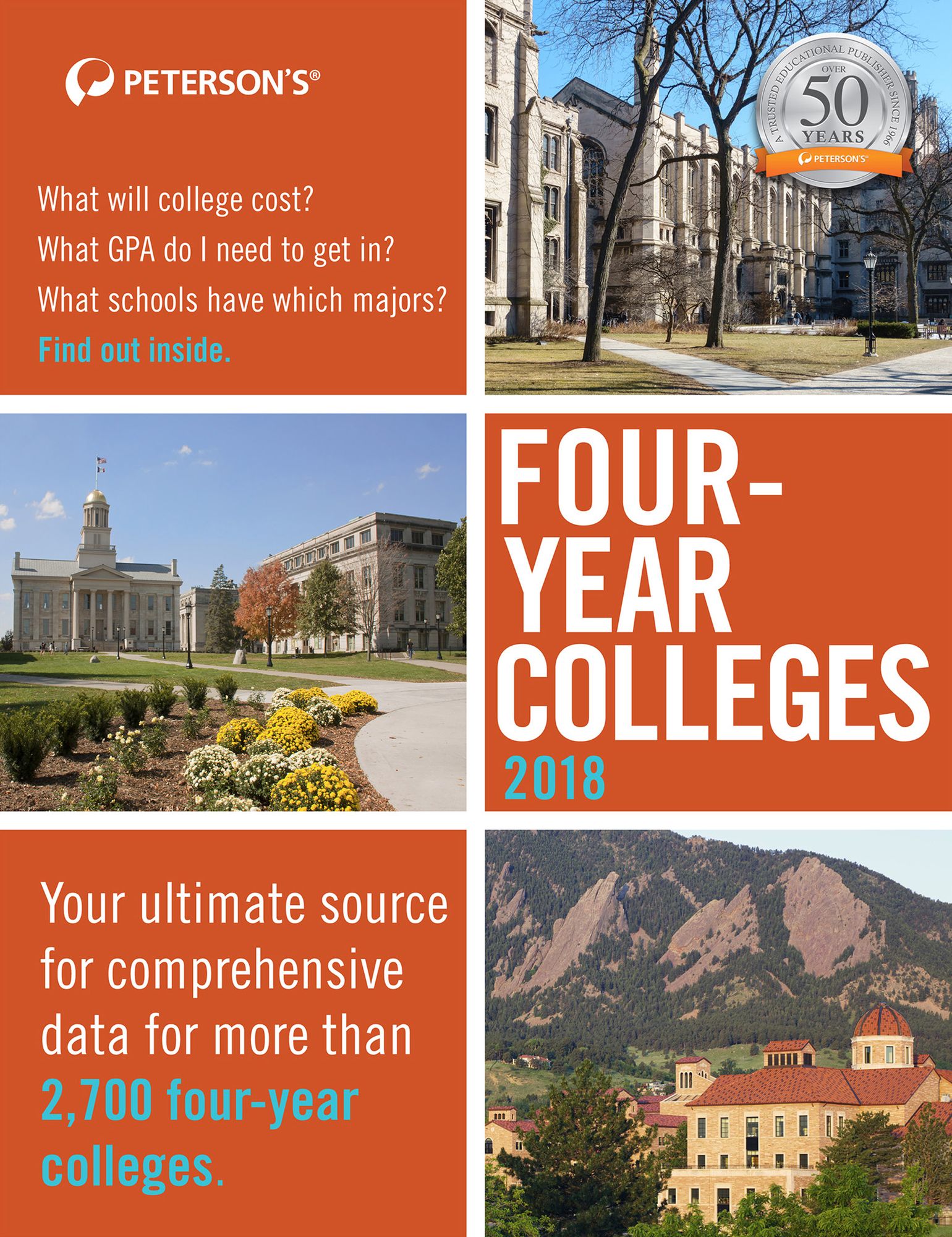 Four-Year Colleges 2018 cover
