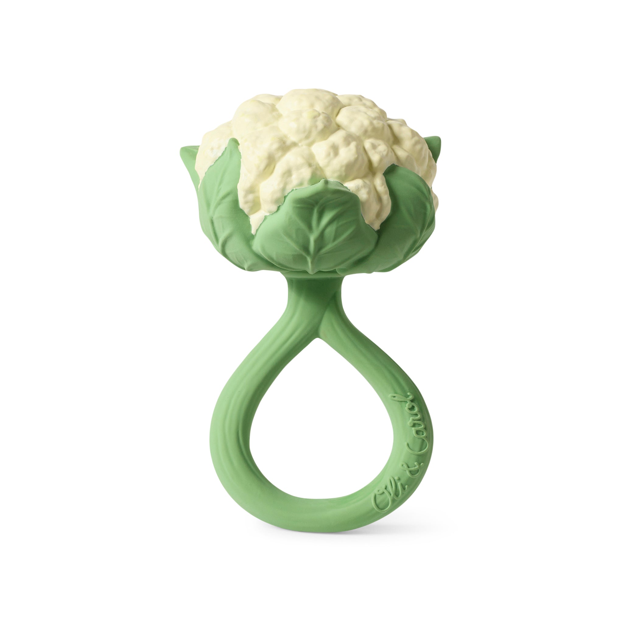 Fruit & Veggie Rattle Toy – Cauliflower