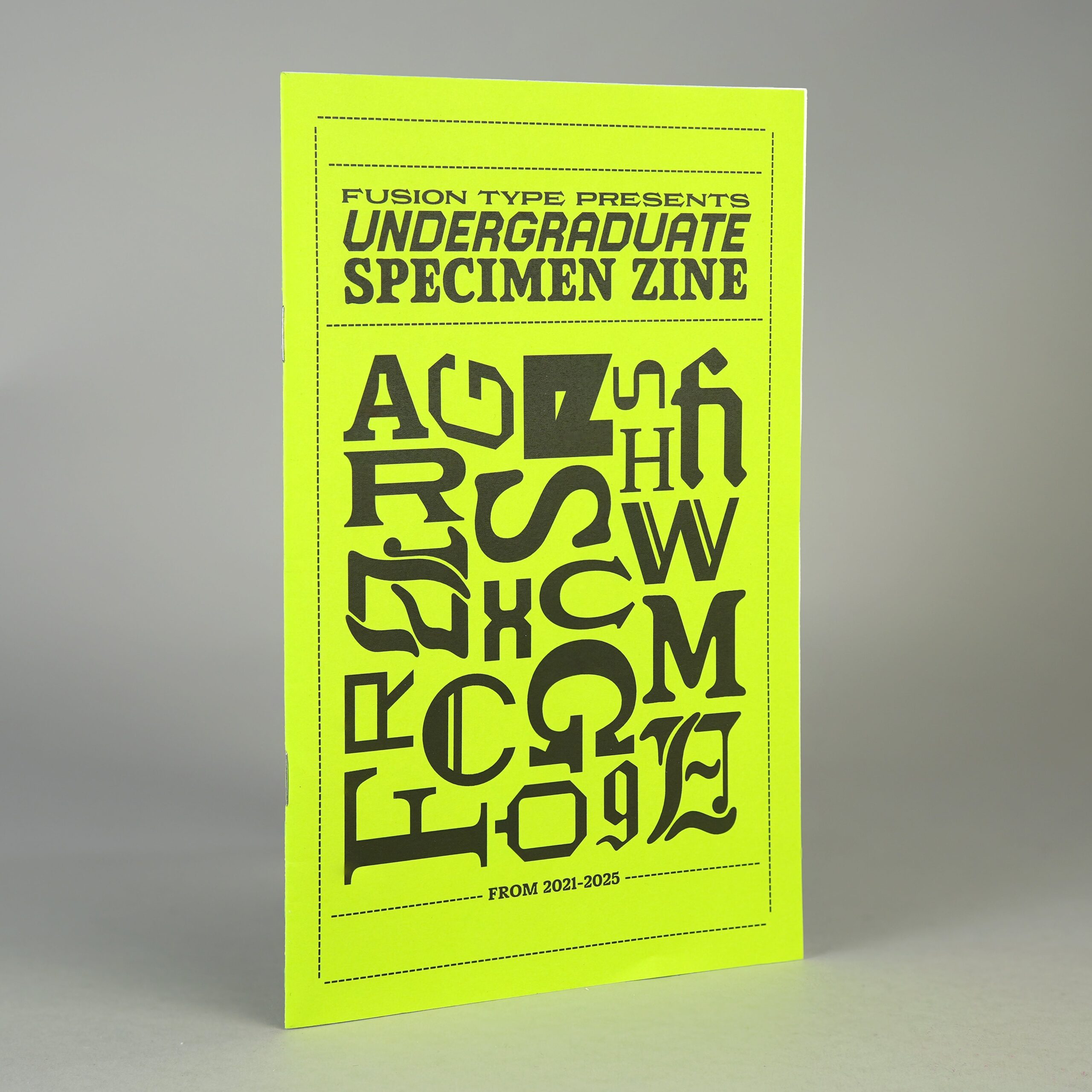 Fusion Type Specimen Zine (2021-2025)
