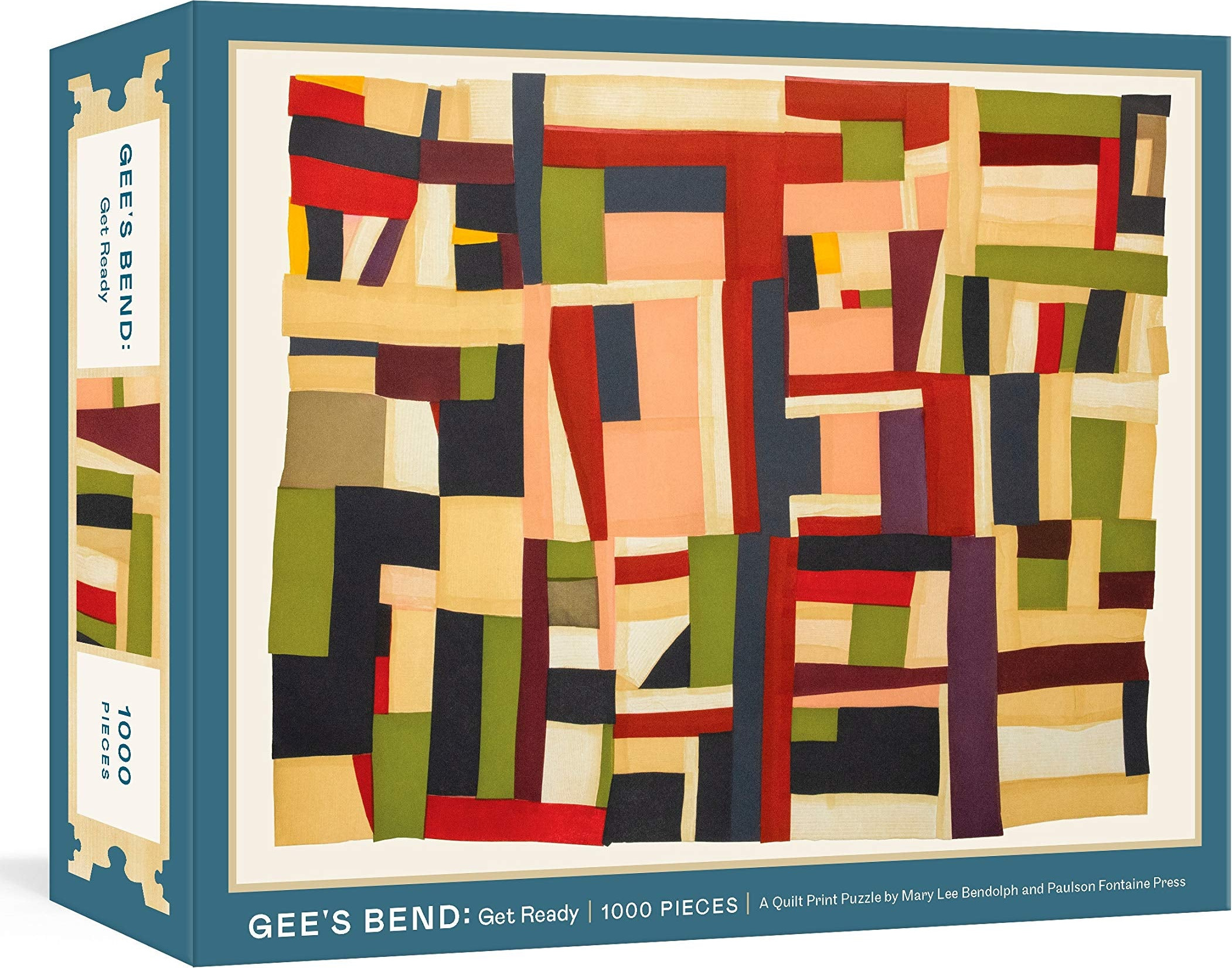 Gee’s Bend: Get Ready // A 1,000 Pc Quilt Print Jigsaw Puzzle for Adults
