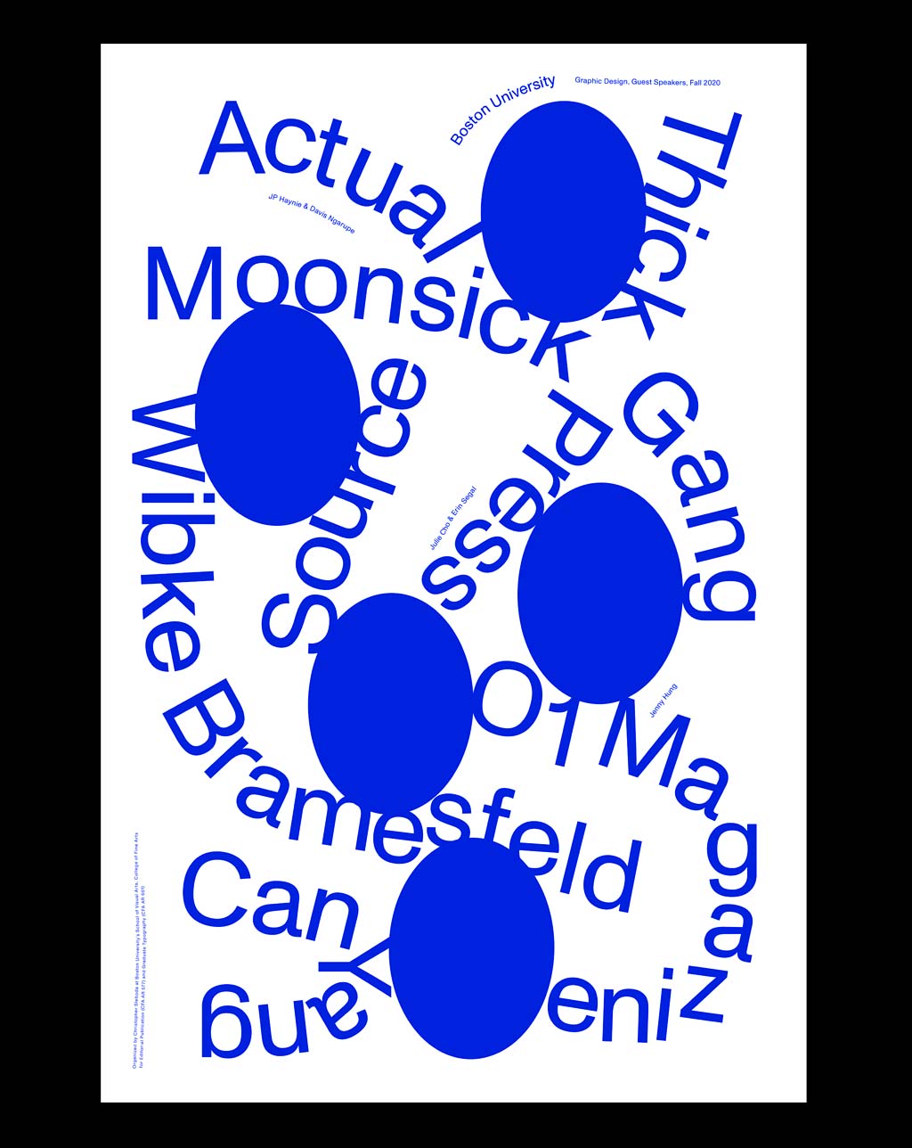 Graphic Design Poster — 6 Lectures
