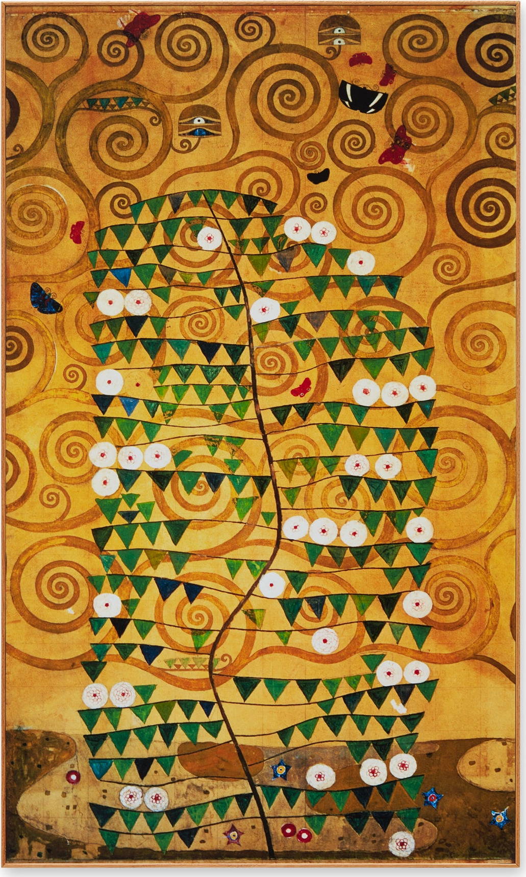 Gustav Klimt Tree of Life Framed Print