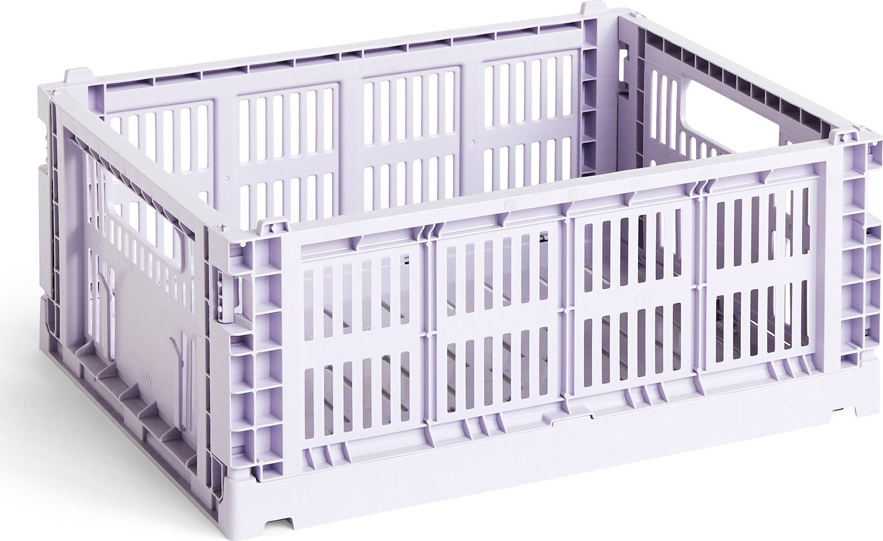 HAY Recycled Plastic Collapsible Color Crate – Lavender