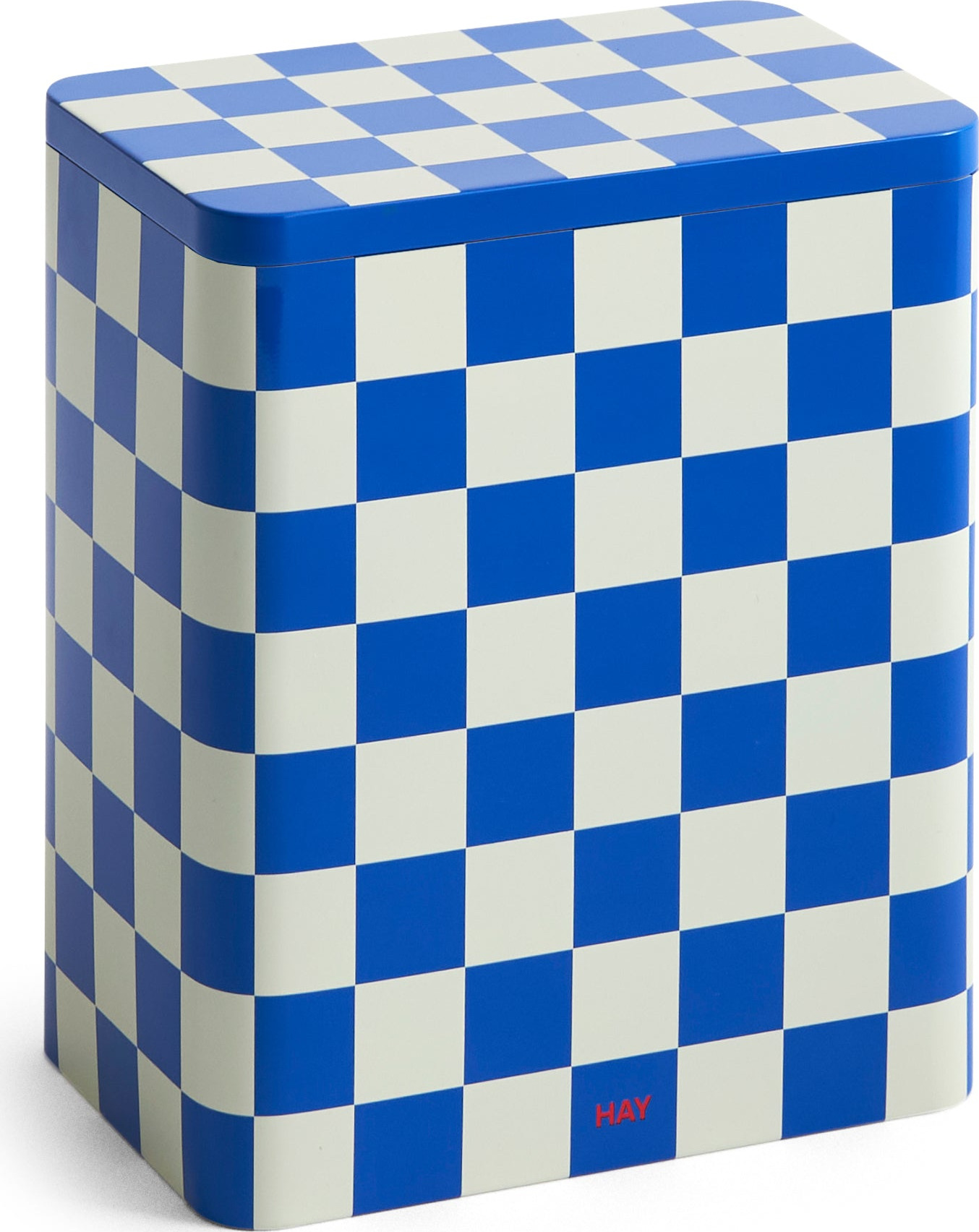 HAY Tin Container – Blue/ Off White