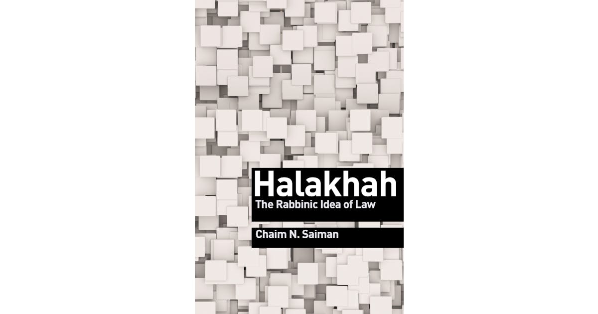 Halakhah: The Rabbinic Idea of Law cover