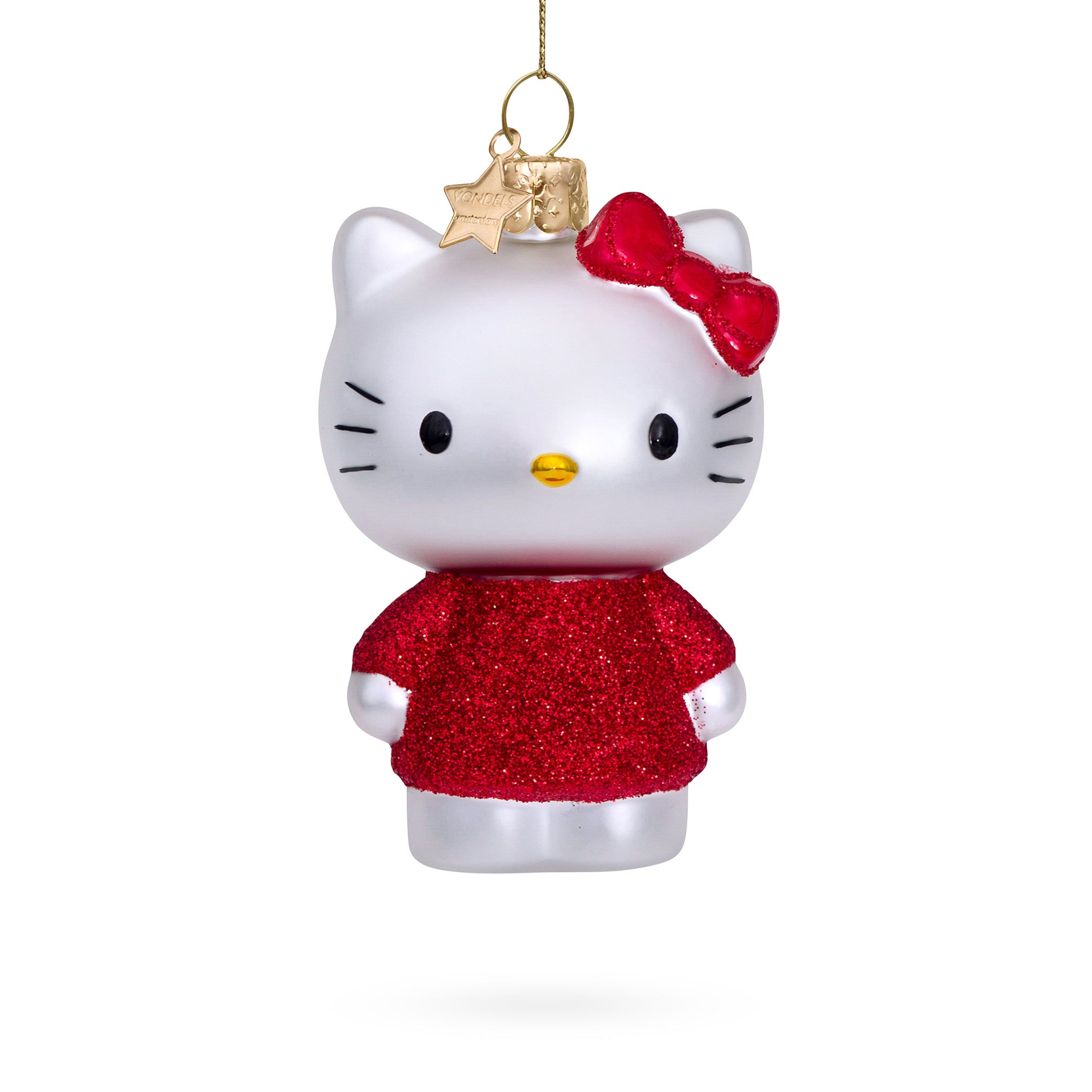 Hello Kitty Glass Holiday Ornament – Hello Kitty Red Dress