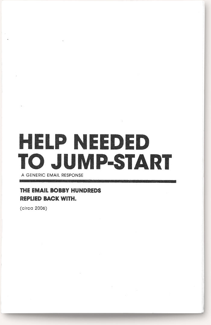 Help Needed To Jump-Start