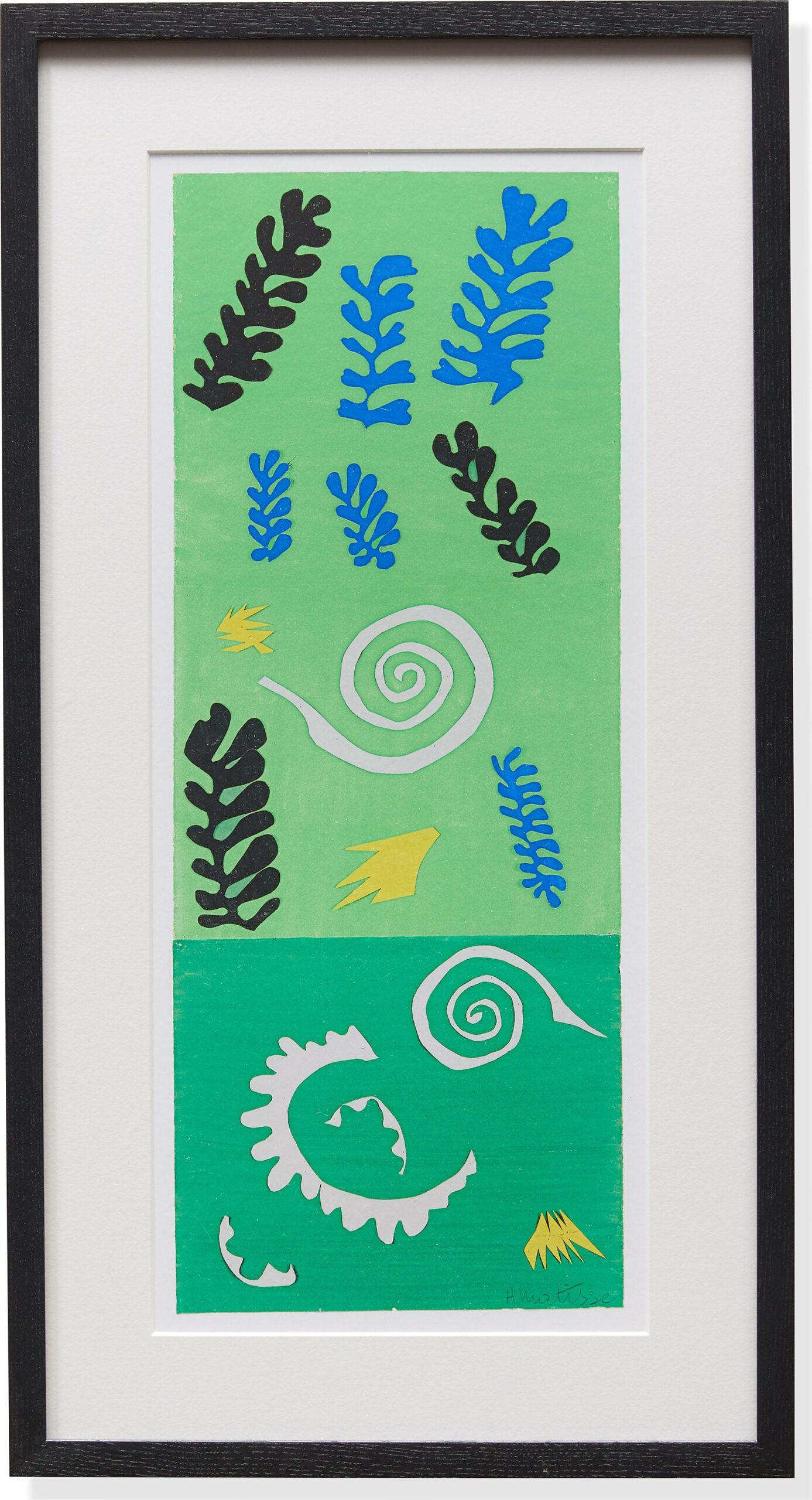 Henri Matisse: Green Ground Framed Print
