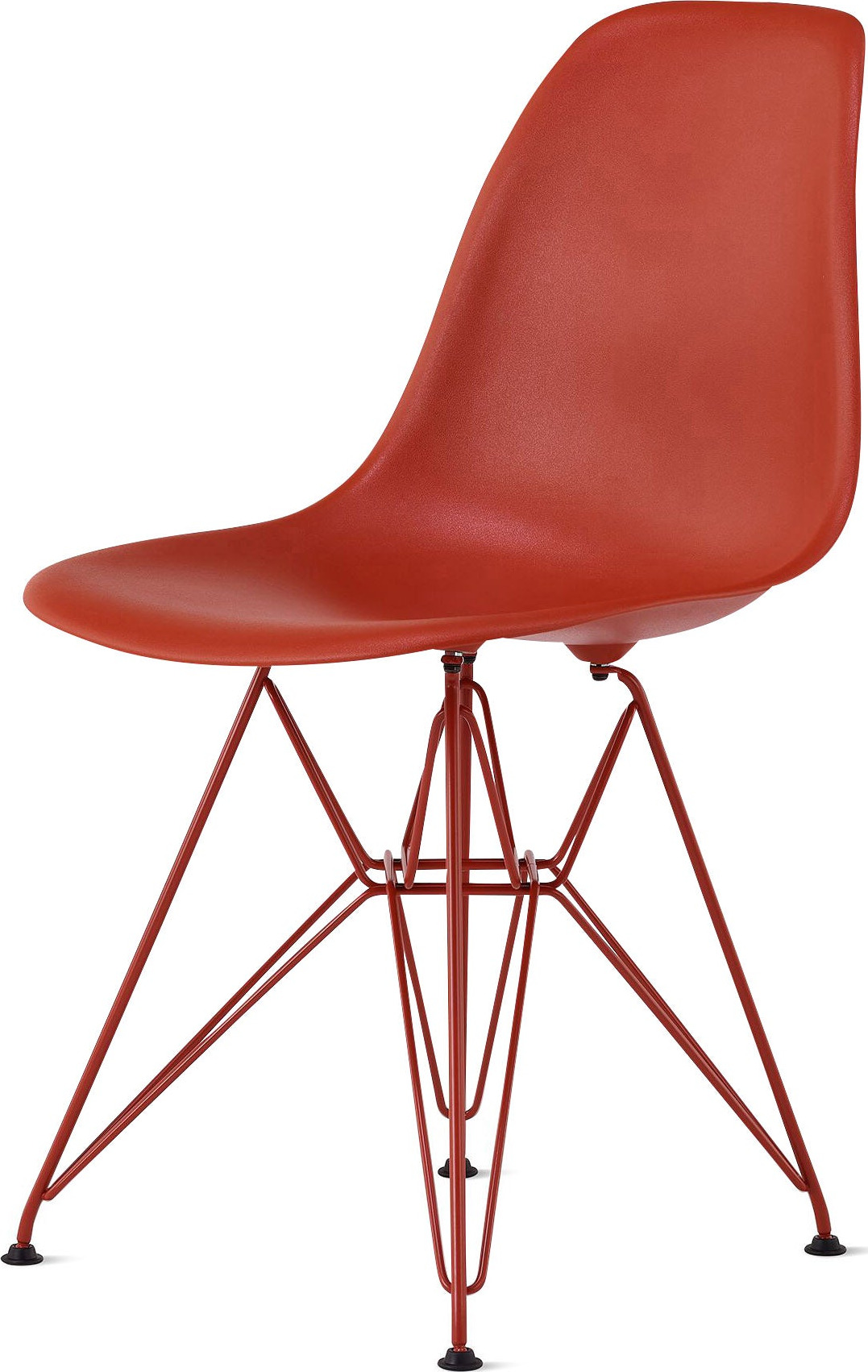 Herman Miller x HAY Eames Molded Recycled Plastic Side Chair – Iron Red