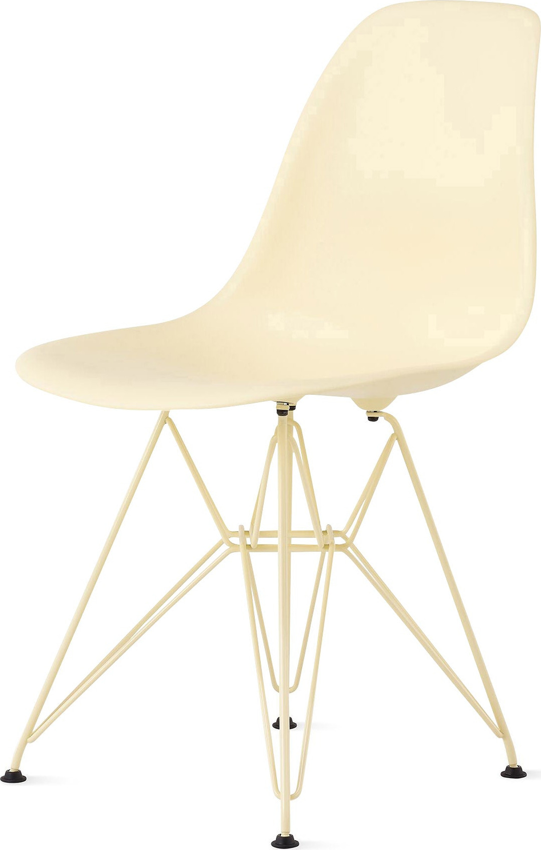 Herman Miller x HAY Eames Molded Recycled Plastic Side Chair – Powder Yellow