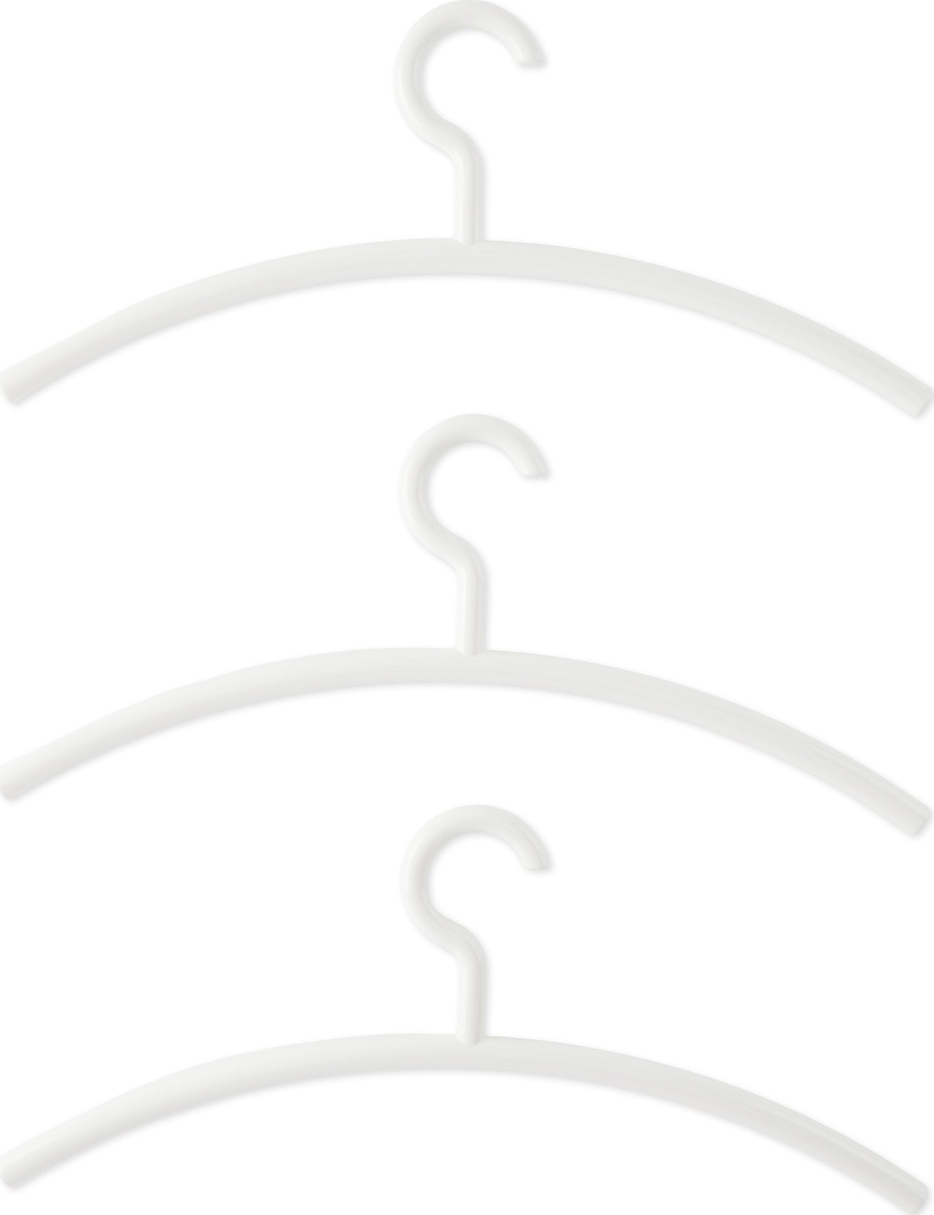 Hewi Coat Hangers – Set of 3 – White