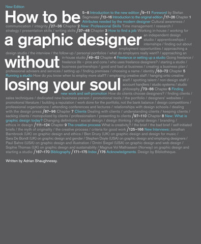 How to Be a Graphic Designer without Losing Your Soul, new edition