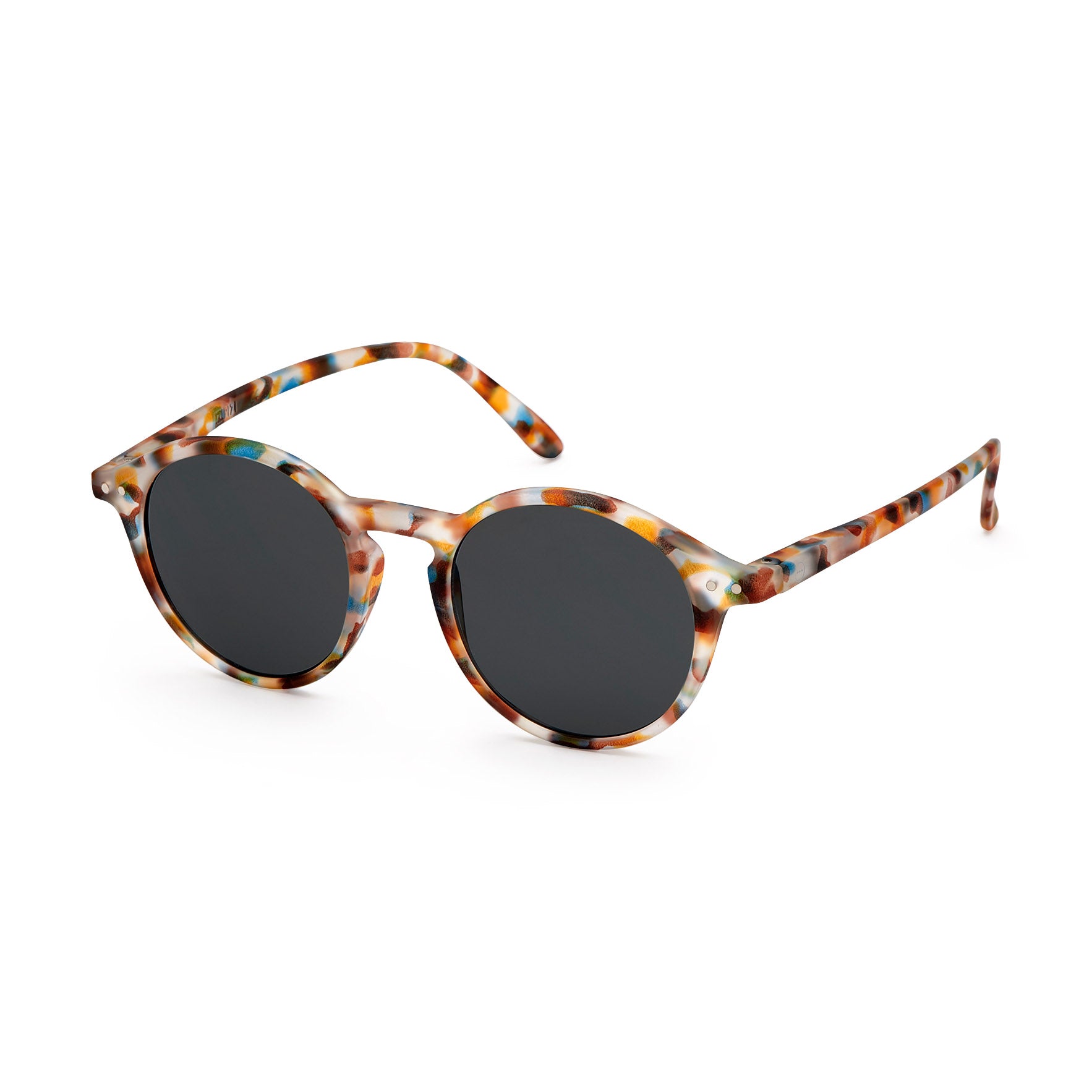 IZIPIZI Round Sunglasses #D – Blue Tortoise
