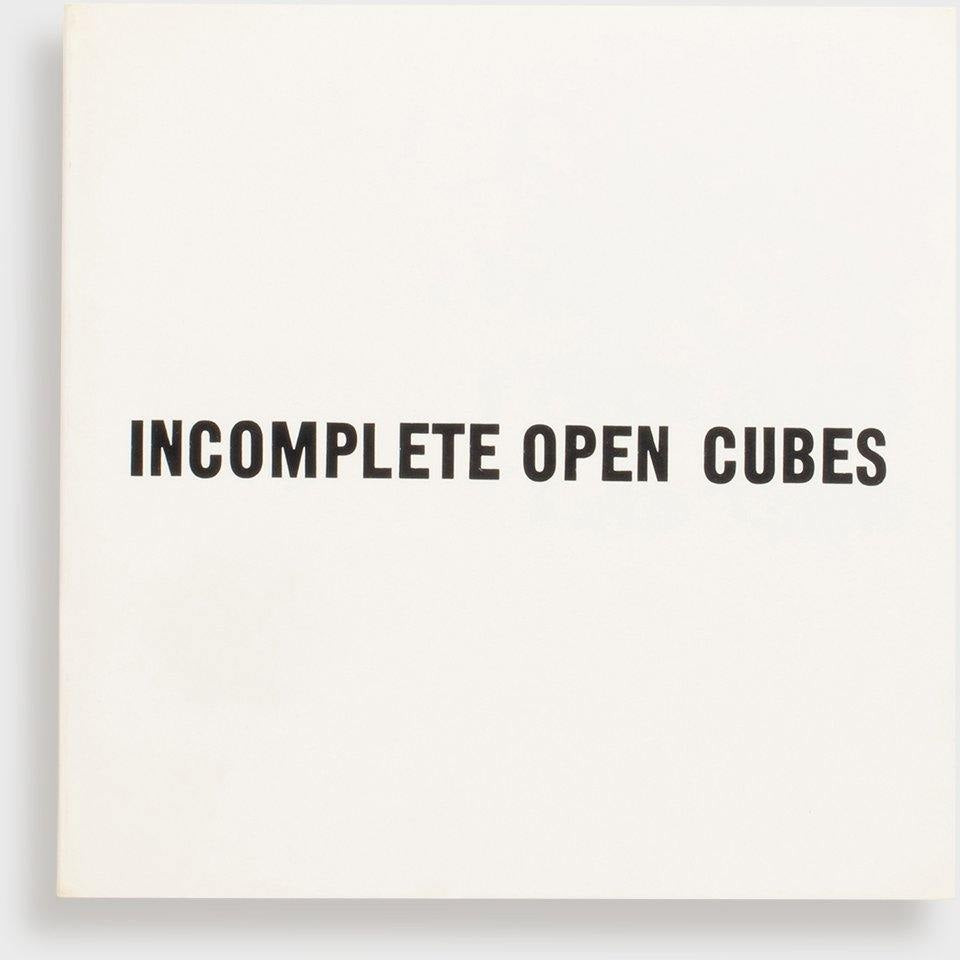 Incomplete Open Cubes