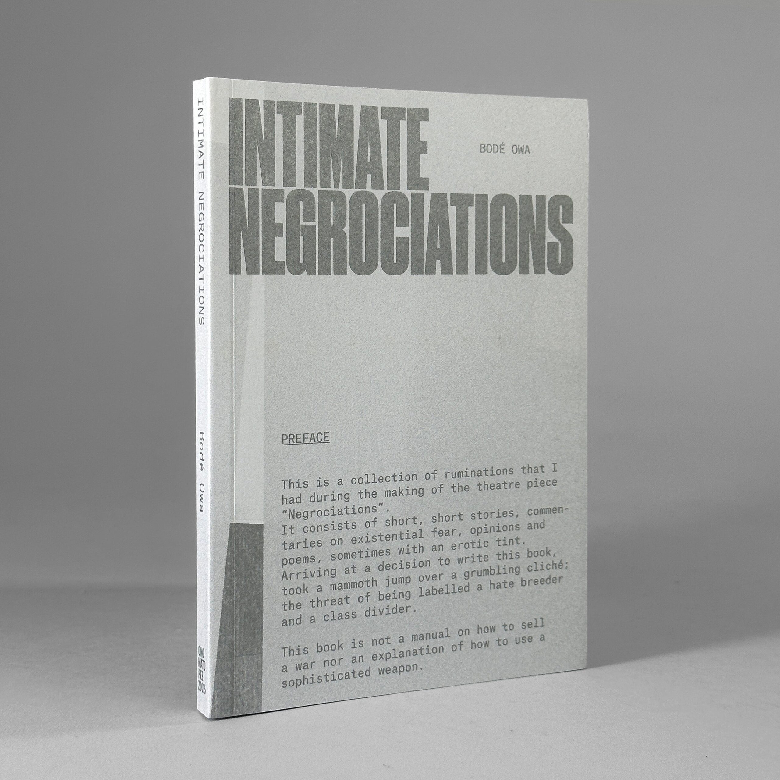 Intimate Negrociations