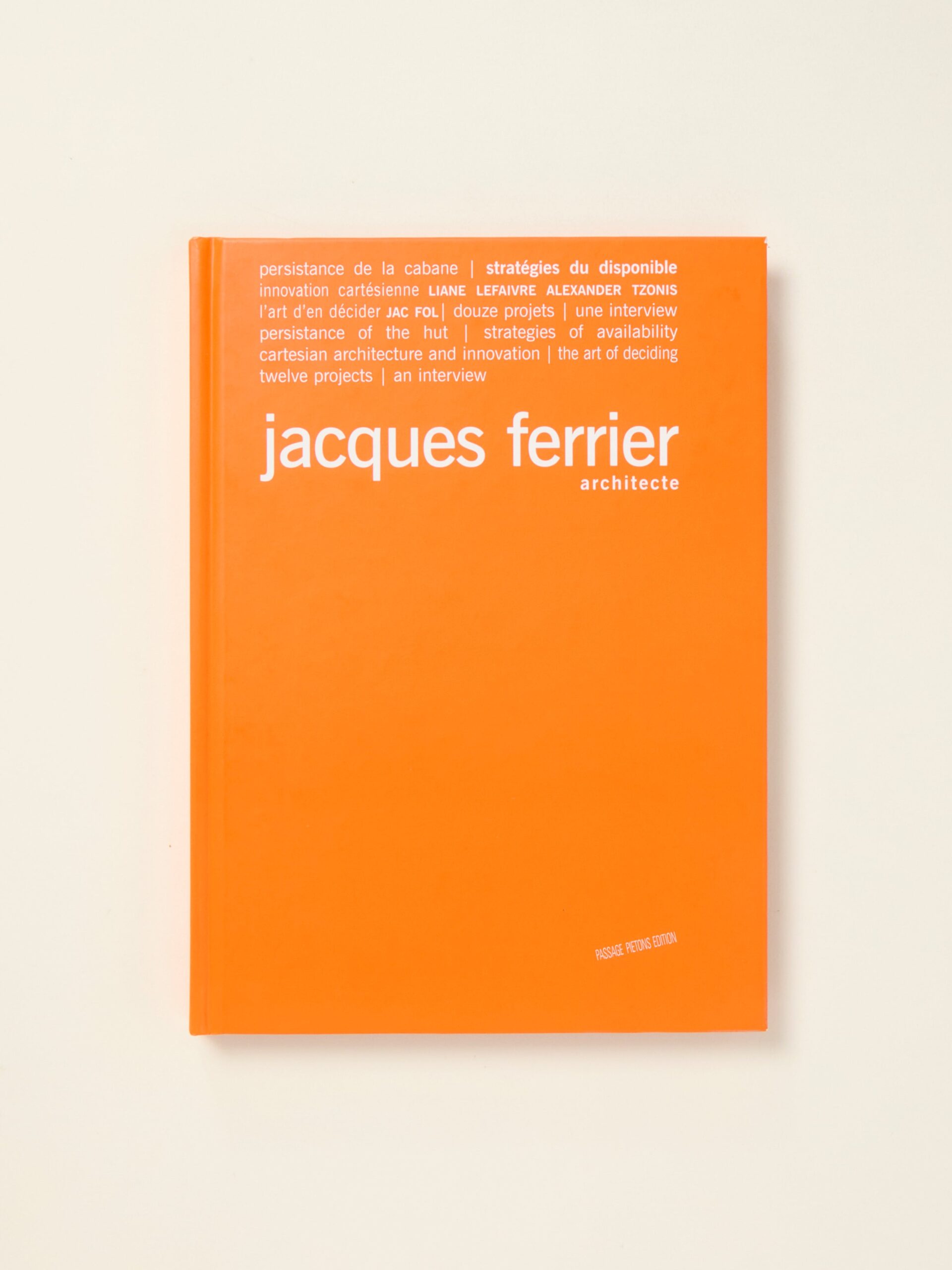 Jacques Ferrier architecte (French Edition)