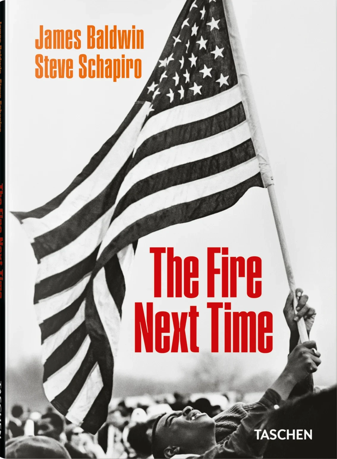 James Baldwin. Steve Schapiro. The Fire Next Time cover