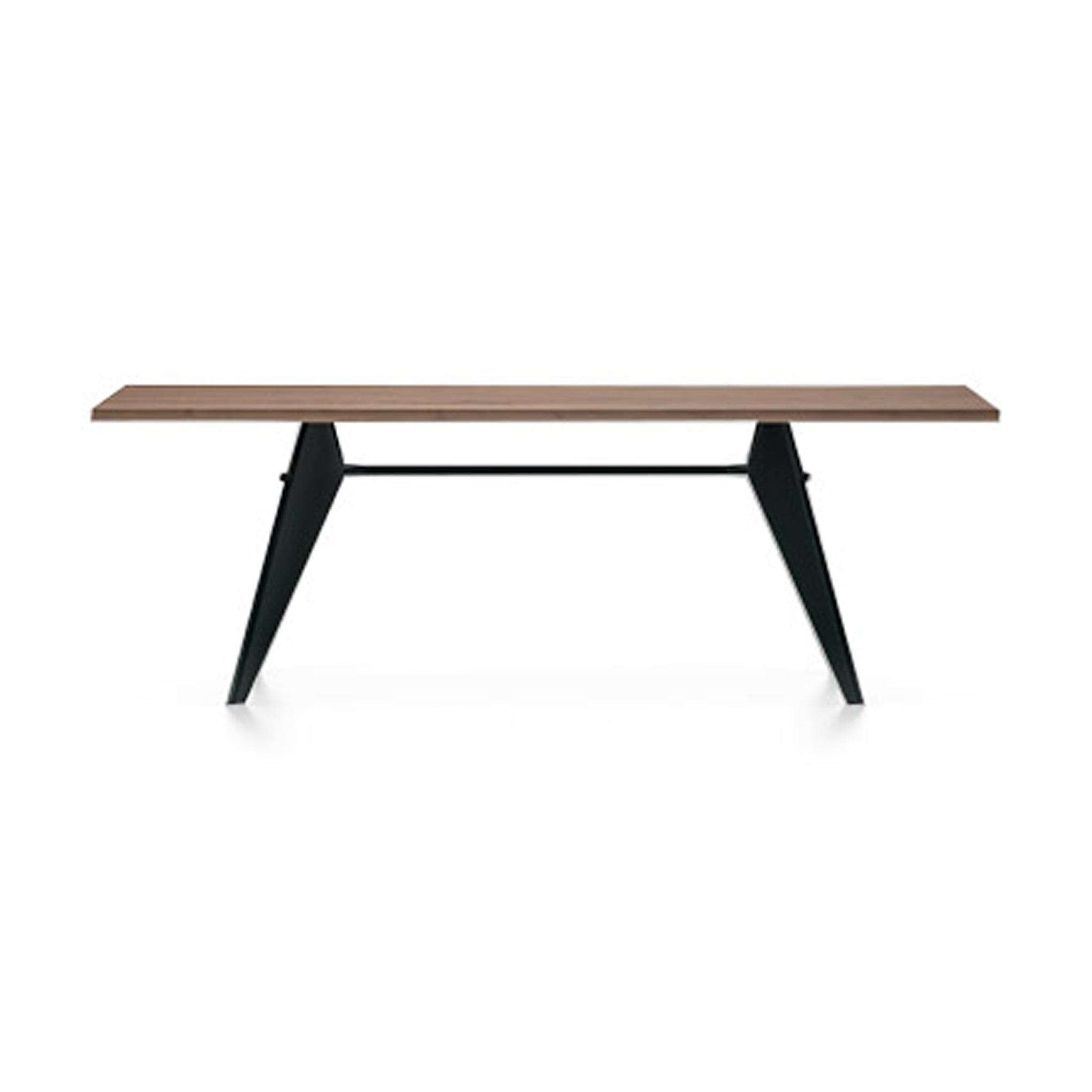 Jean Prouvé EM Table from Vitra – Walnut/ Deep Black