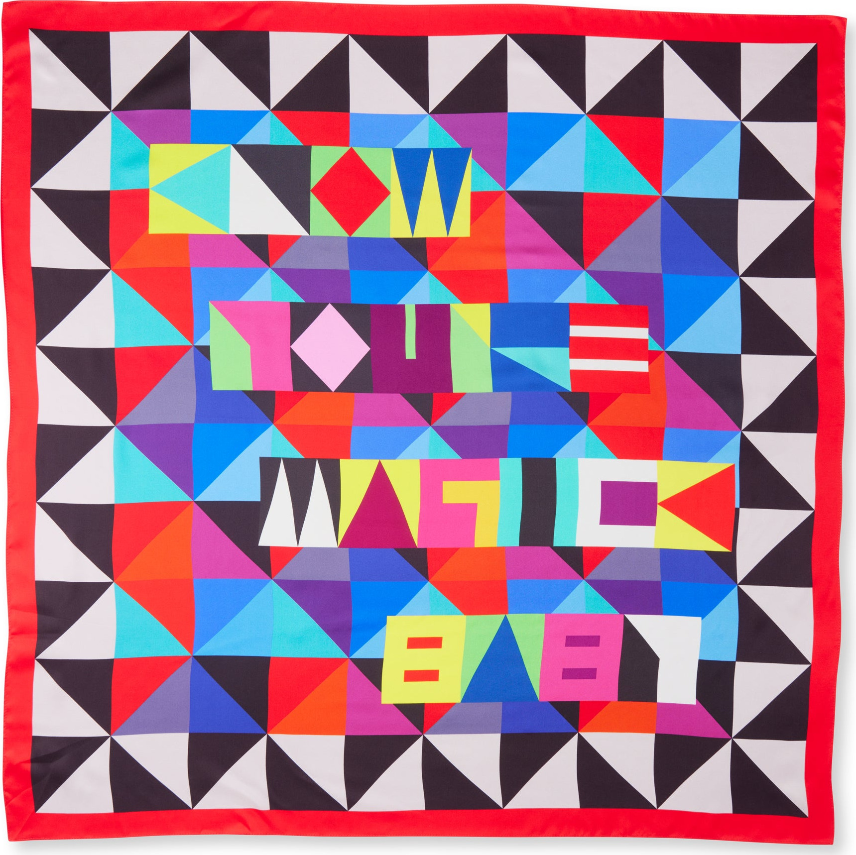 Jeffrey Gibson Know You’re Magick Baby Silk Scarf