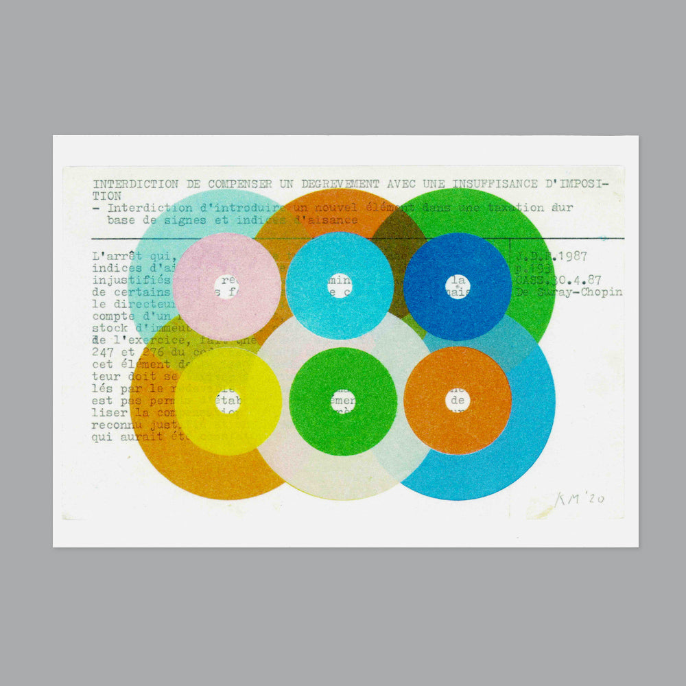 Karel Martens – 12 Postcards (Set)