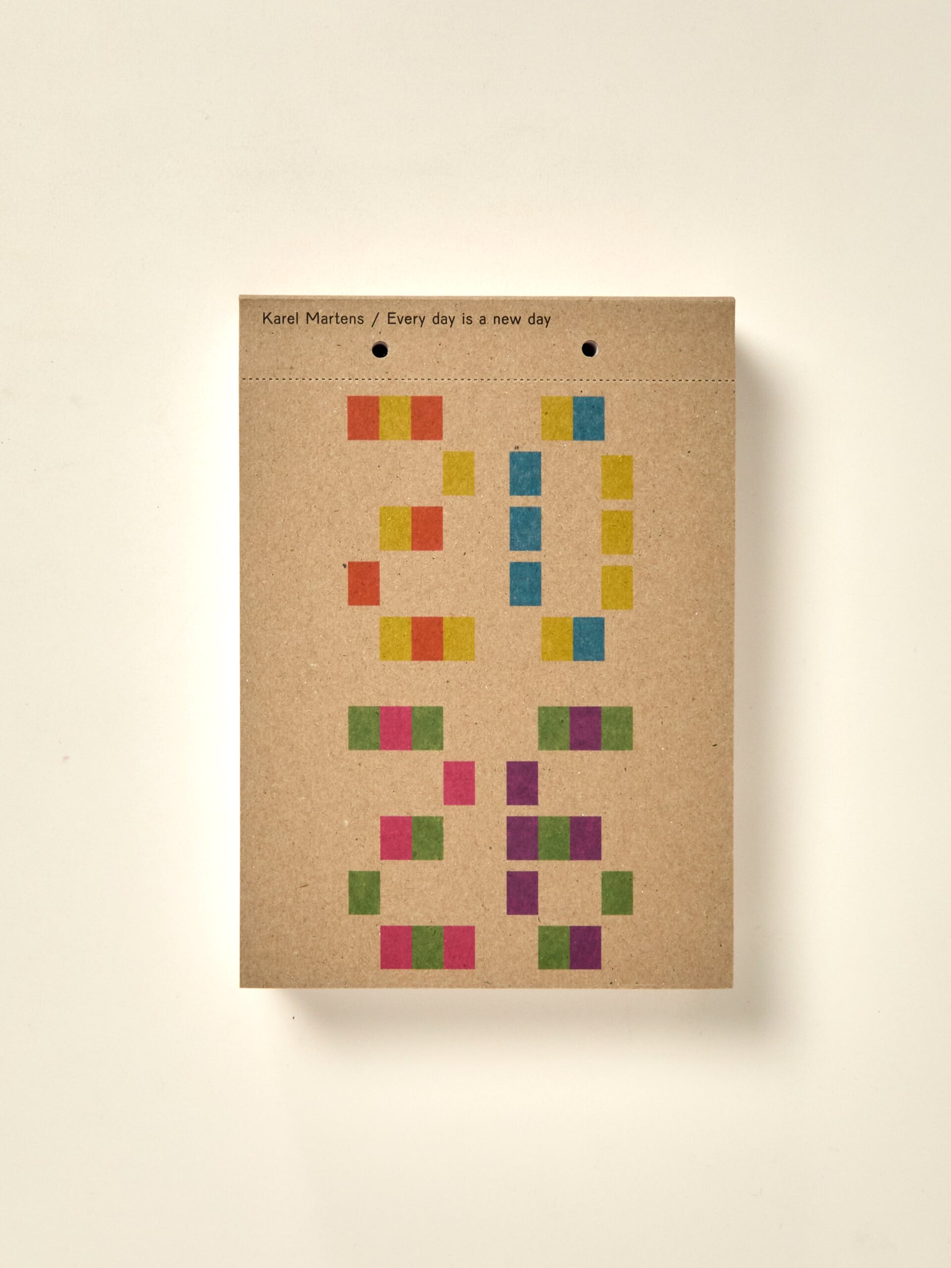 Karel Martens – Calendar 2026 / Every Day is a New Day