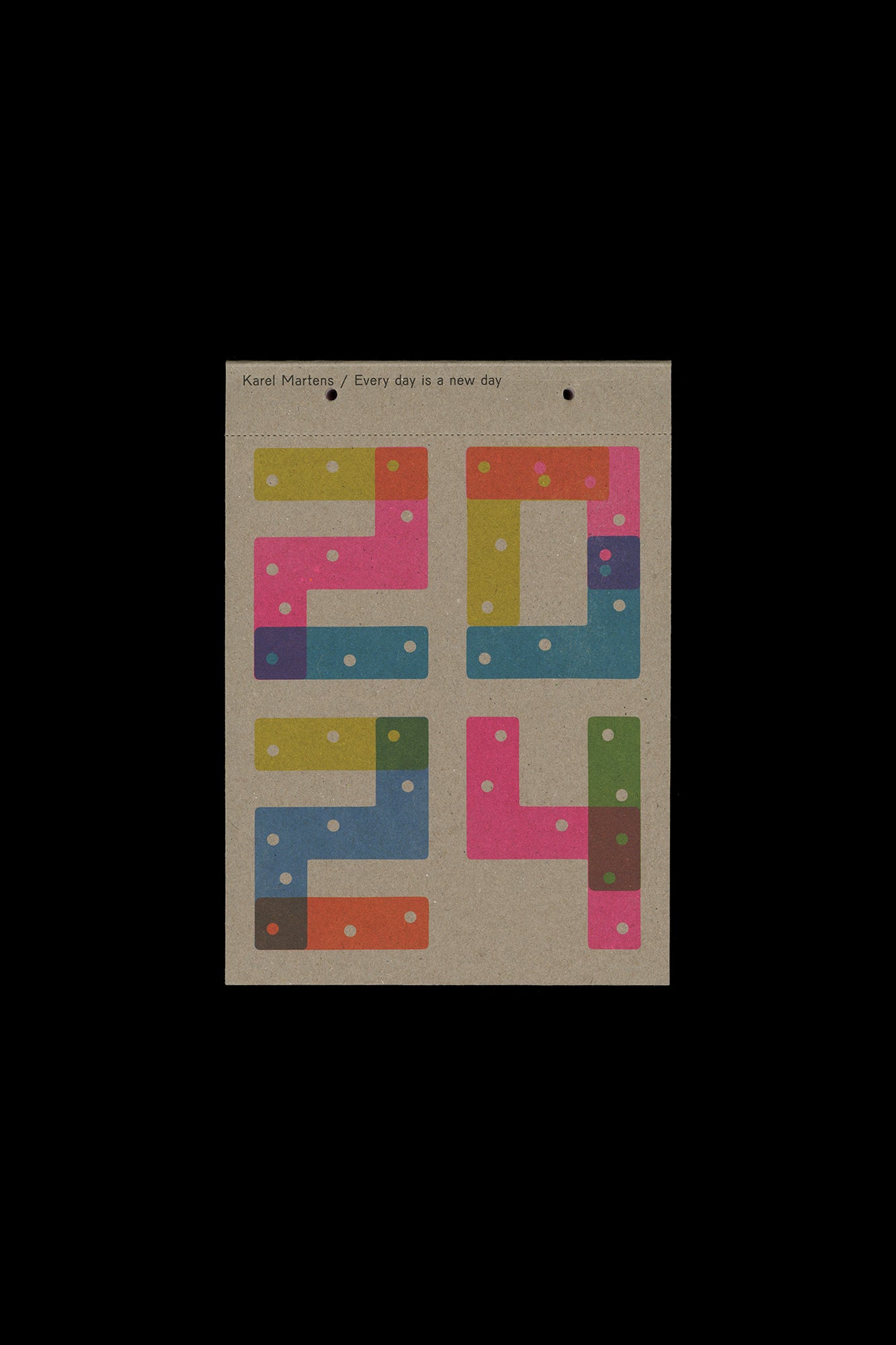 Karel Martens: Every Day Is a New Day – Calendar 2024