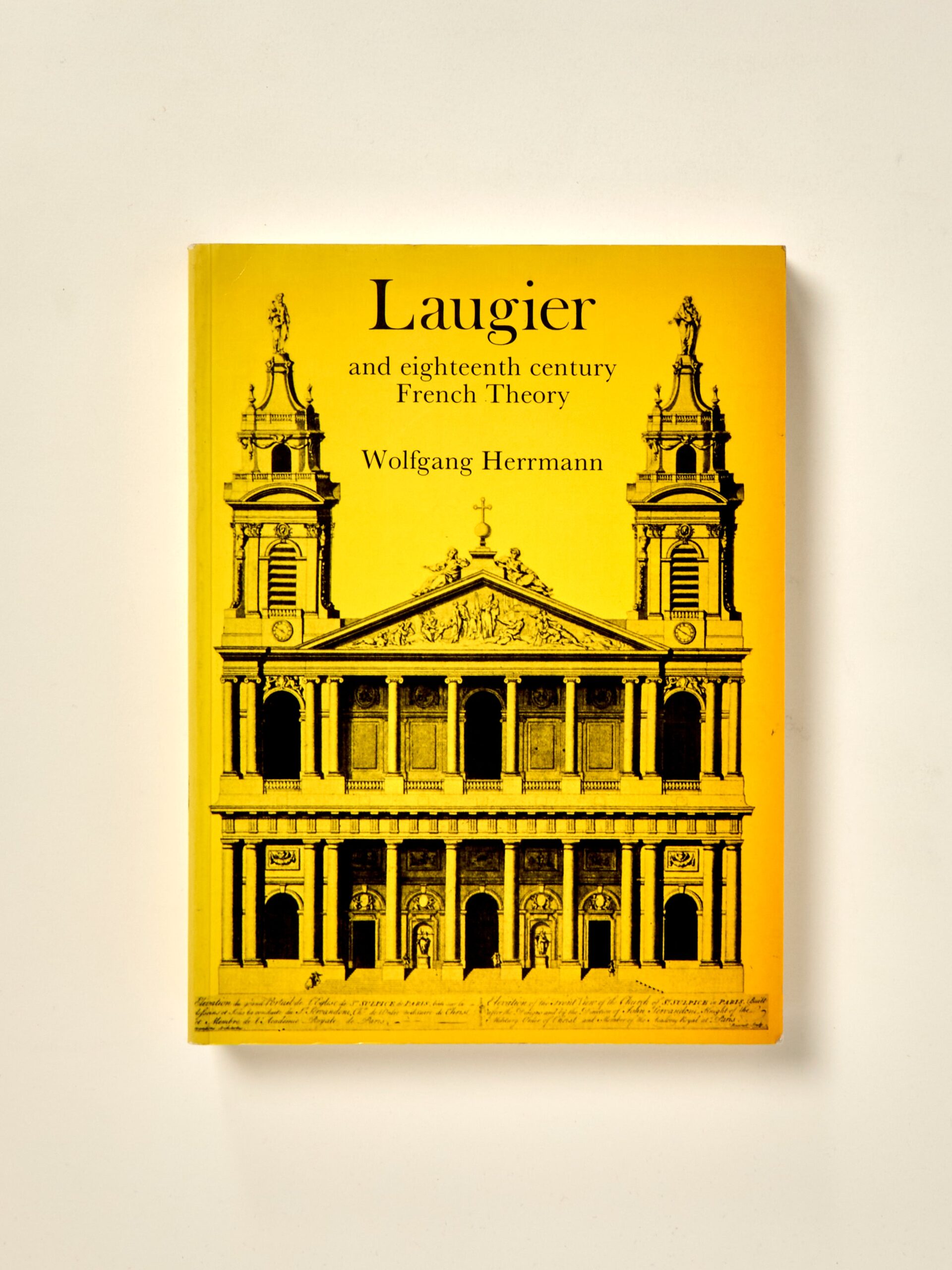 Laugier and Eighteenth Century French Theory