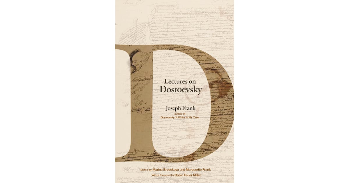 Lectures on Dostoevsky cover