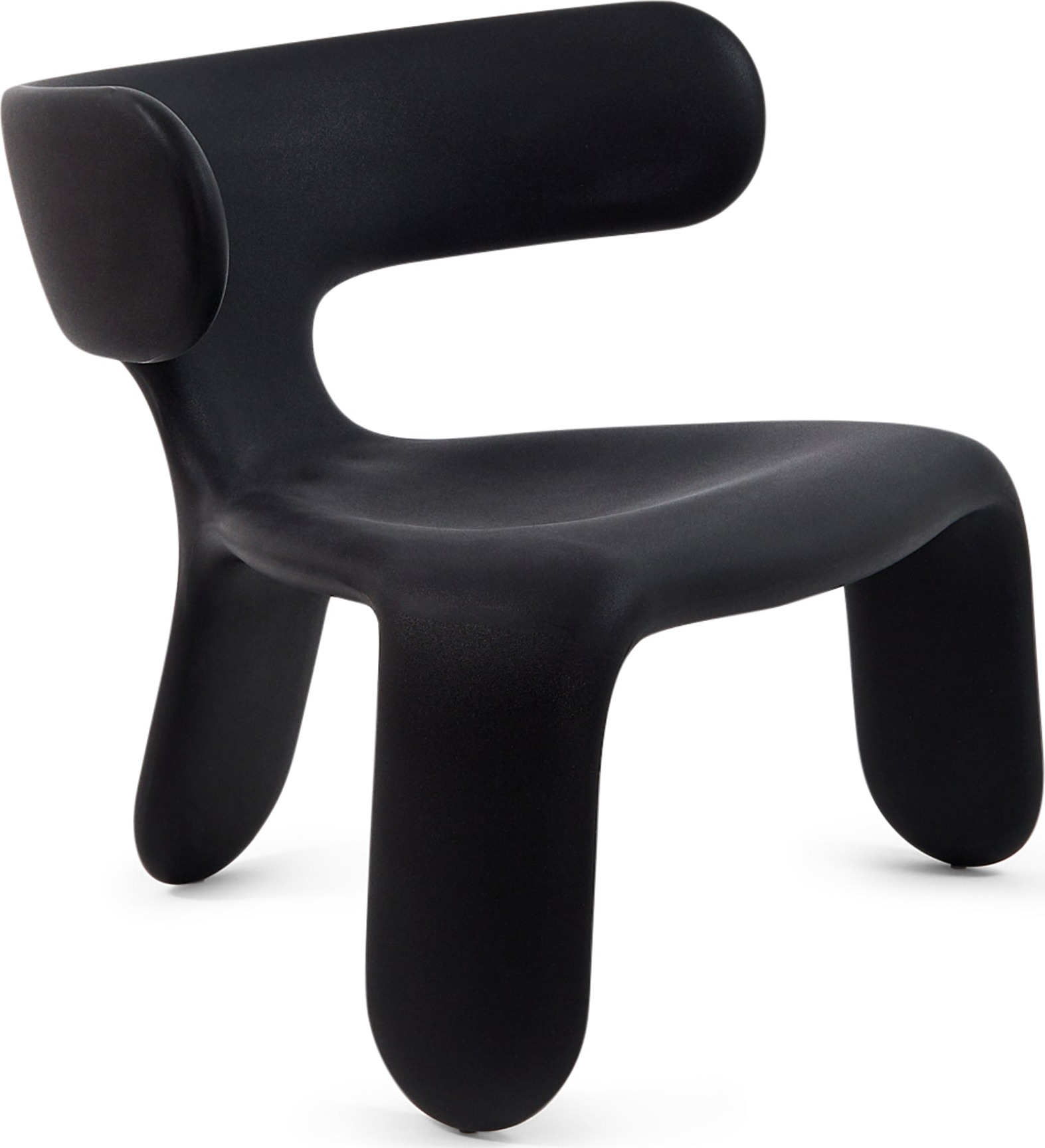 Limbo Lounge Chair in Recycled Material – Black
