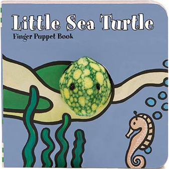 Little Sea Turtle: Finger Puppet Book