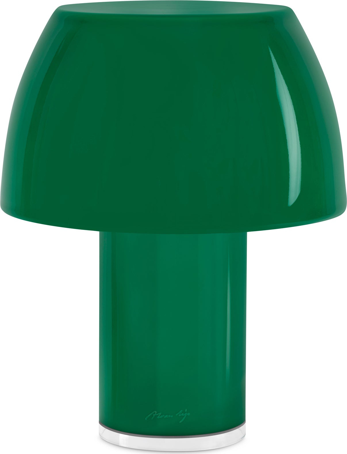 Lorosae Portable Glass Table Lamp – Green