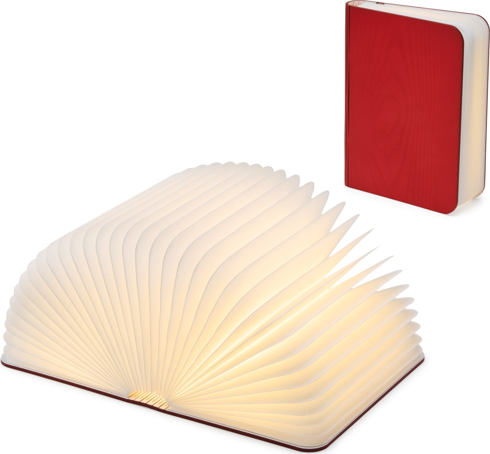 Lumio Book Lamp – Vibrant Red