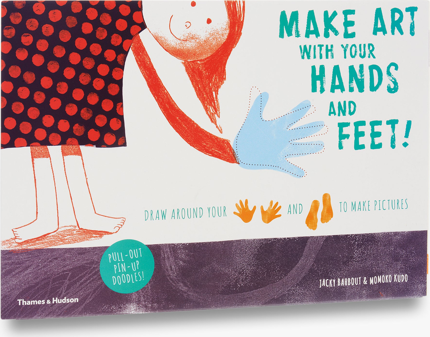 Make art with your hands and feet!