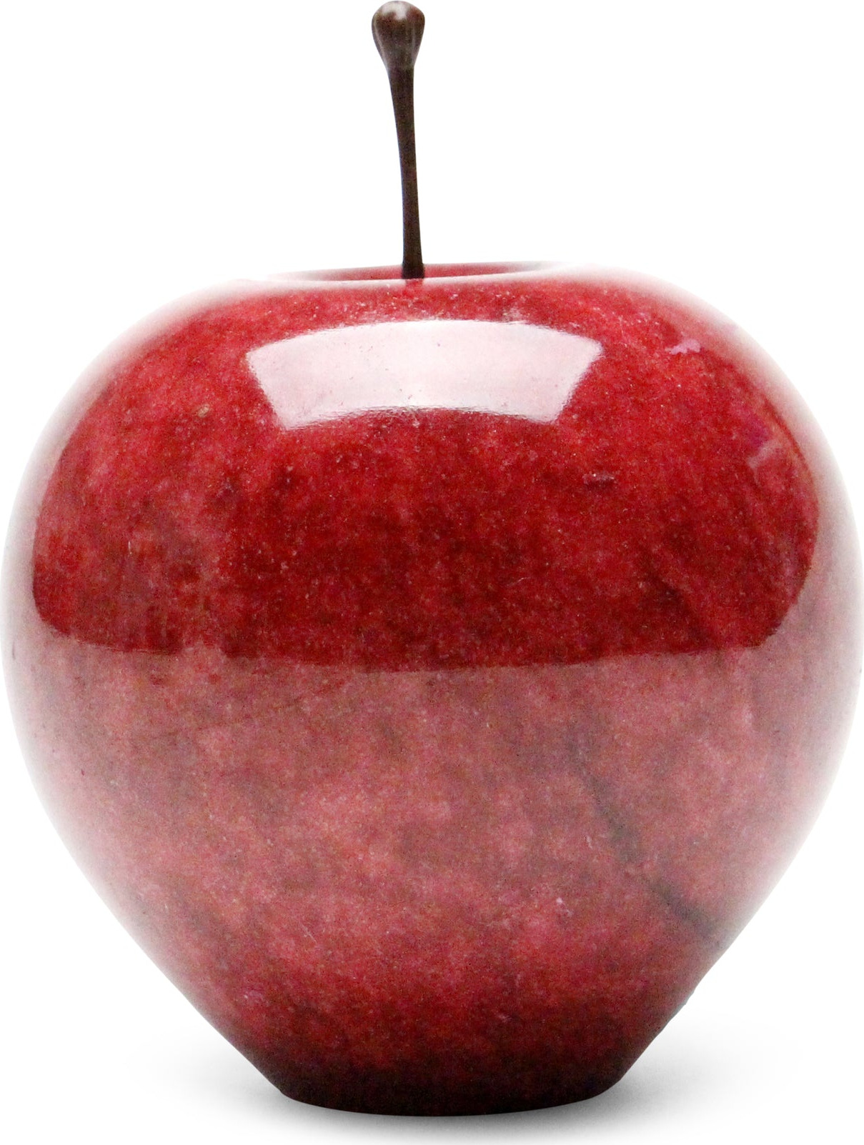 Marble Apple Paperweight – Red