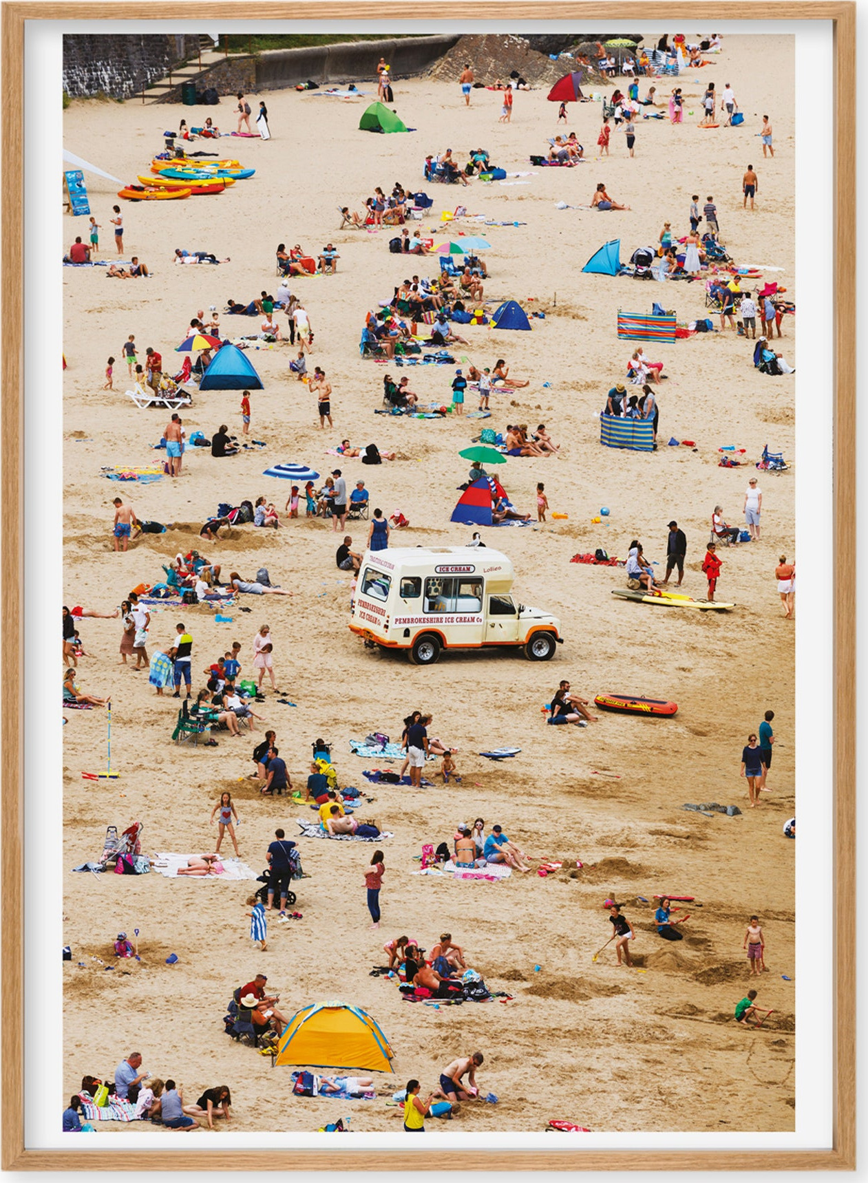Martin Parr Tenby Framed Poster