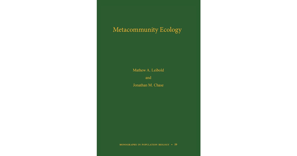 Metacommunity Ecology cover