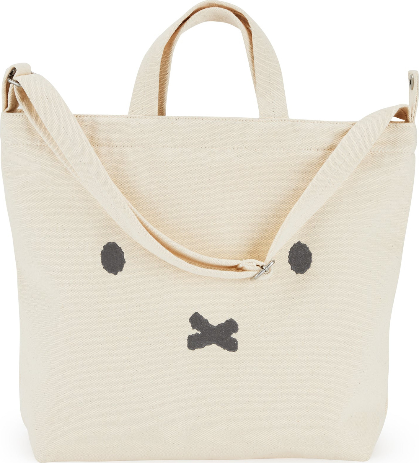 Miffy Baggu Recycled Cotton Horizontal Zip Duck Bag