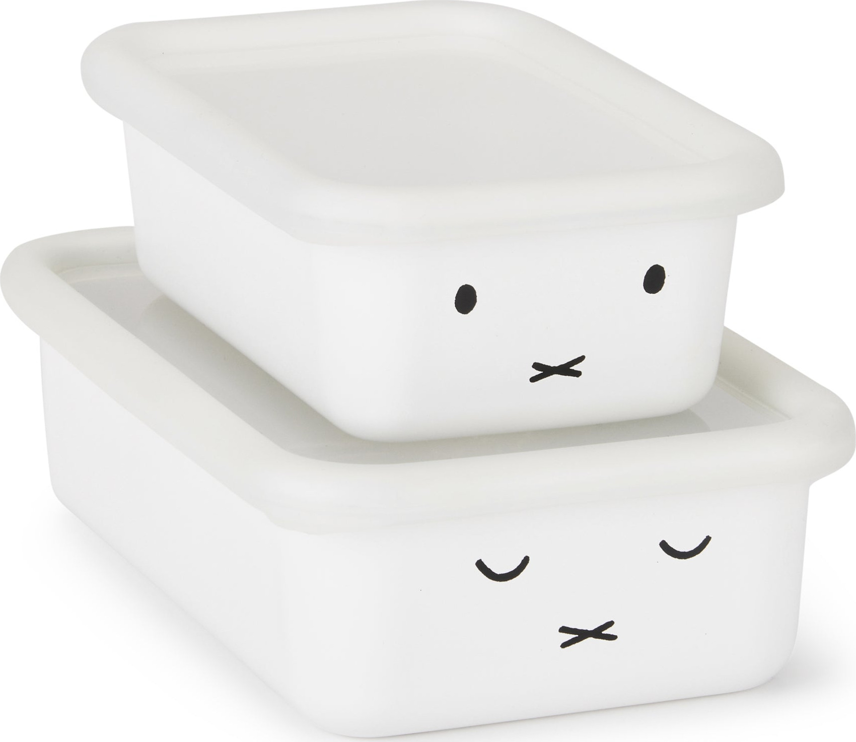 Miffy Enamel Baking Pan with Lid – Set of 2