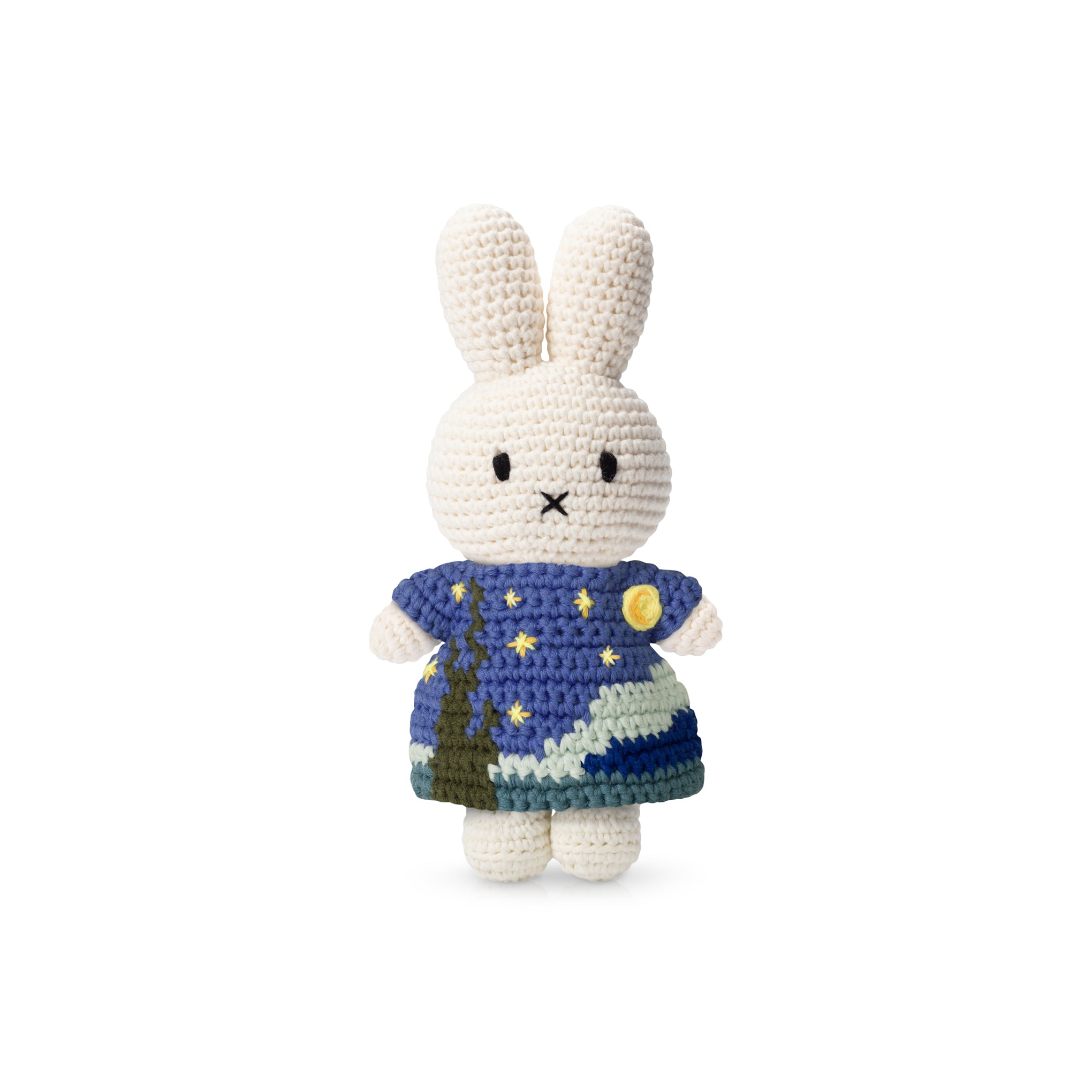 Miffy & Friends Crochet Van Gogh The Starry Night Plush Toy – Miffy