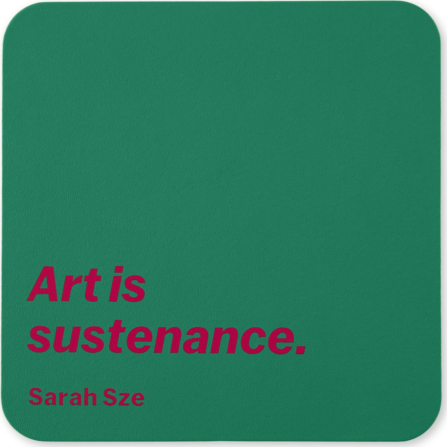 MoMA Artist Quote Coaster – Sarah Sze