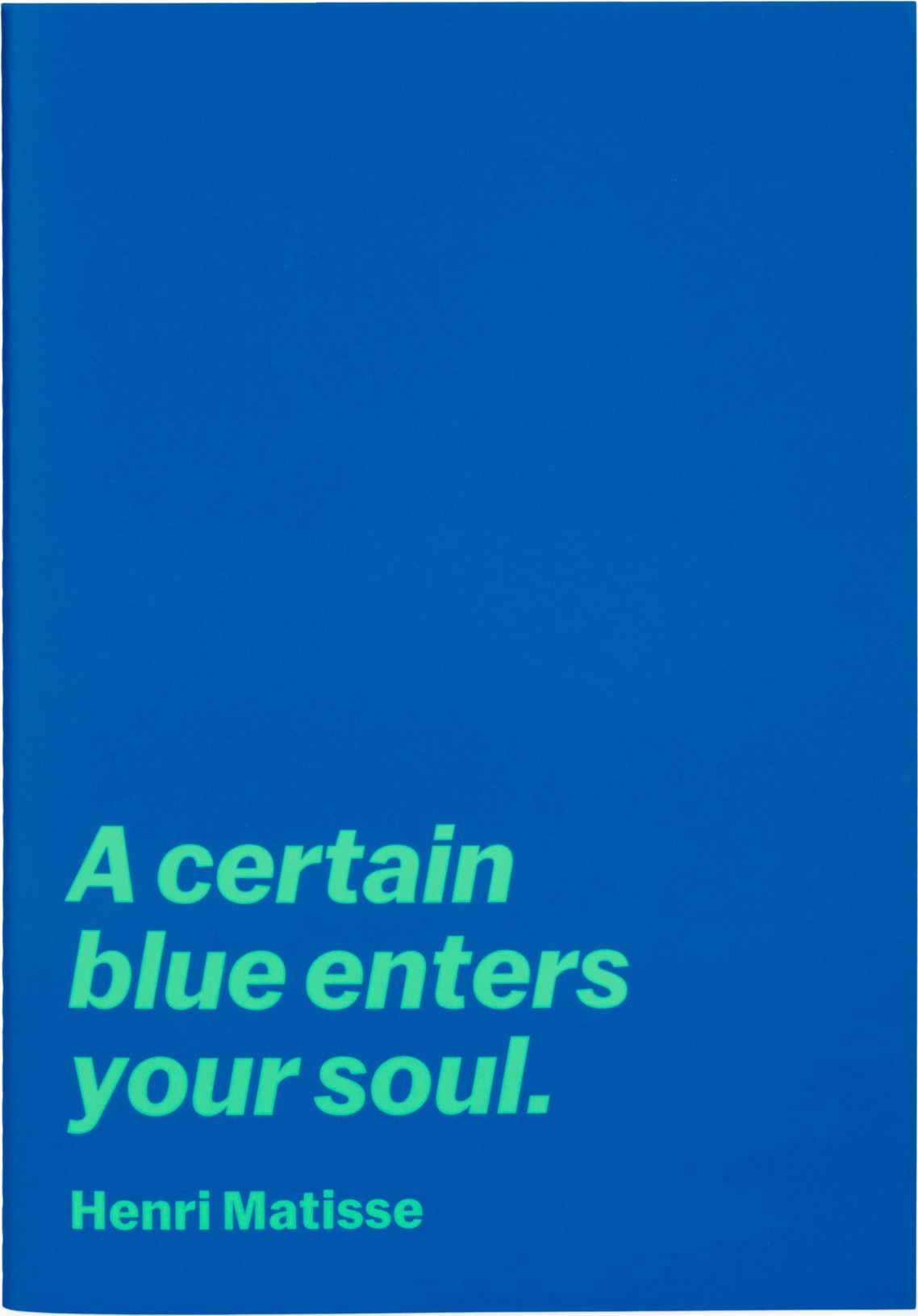 MoMA Henri Matisse Quote Notebook