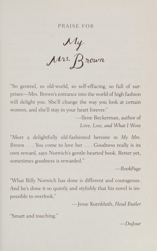 My Mrs. Brown cover