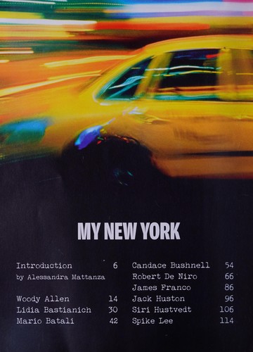 My New York: Celebrities Talk about the City cover