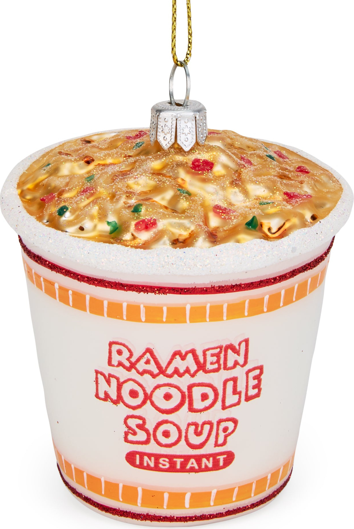 NYC Glass Holiday Ornament – Cup O’ Noodles