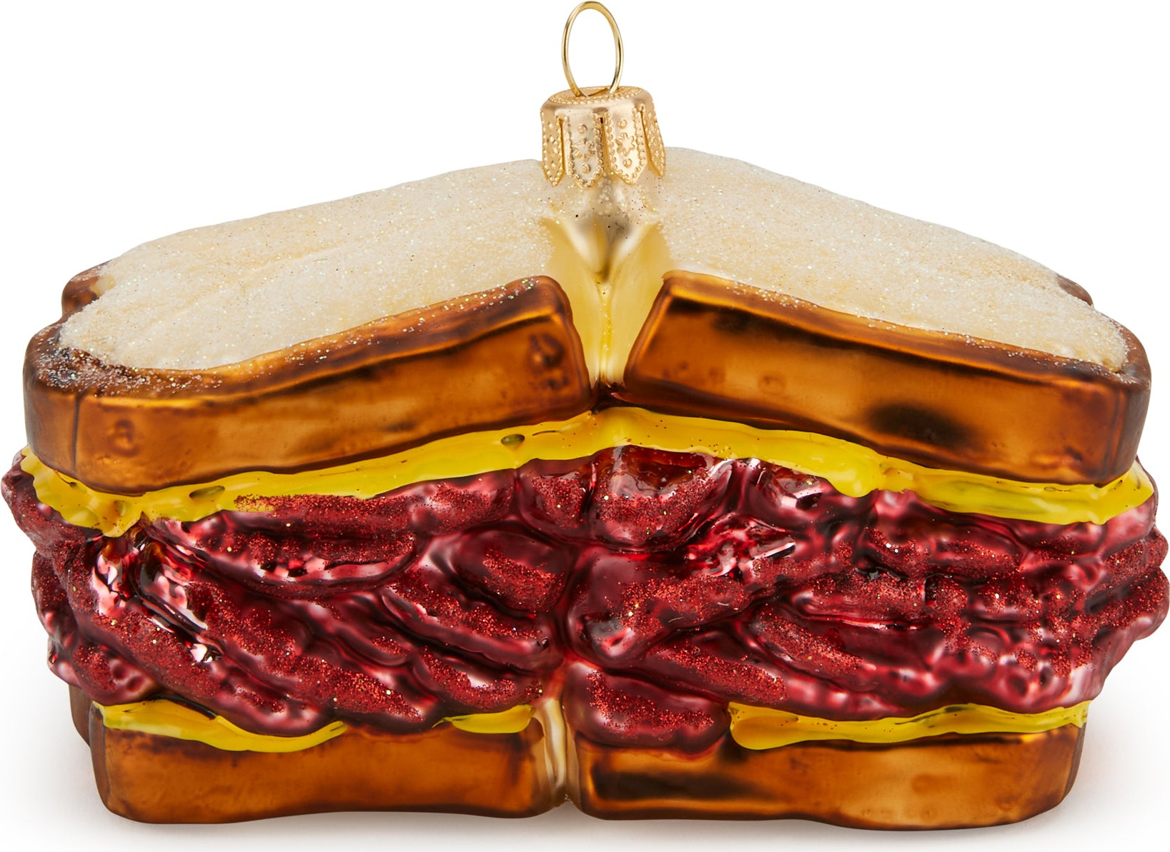 NYC Glass Holiday Ornament – Pastrami
