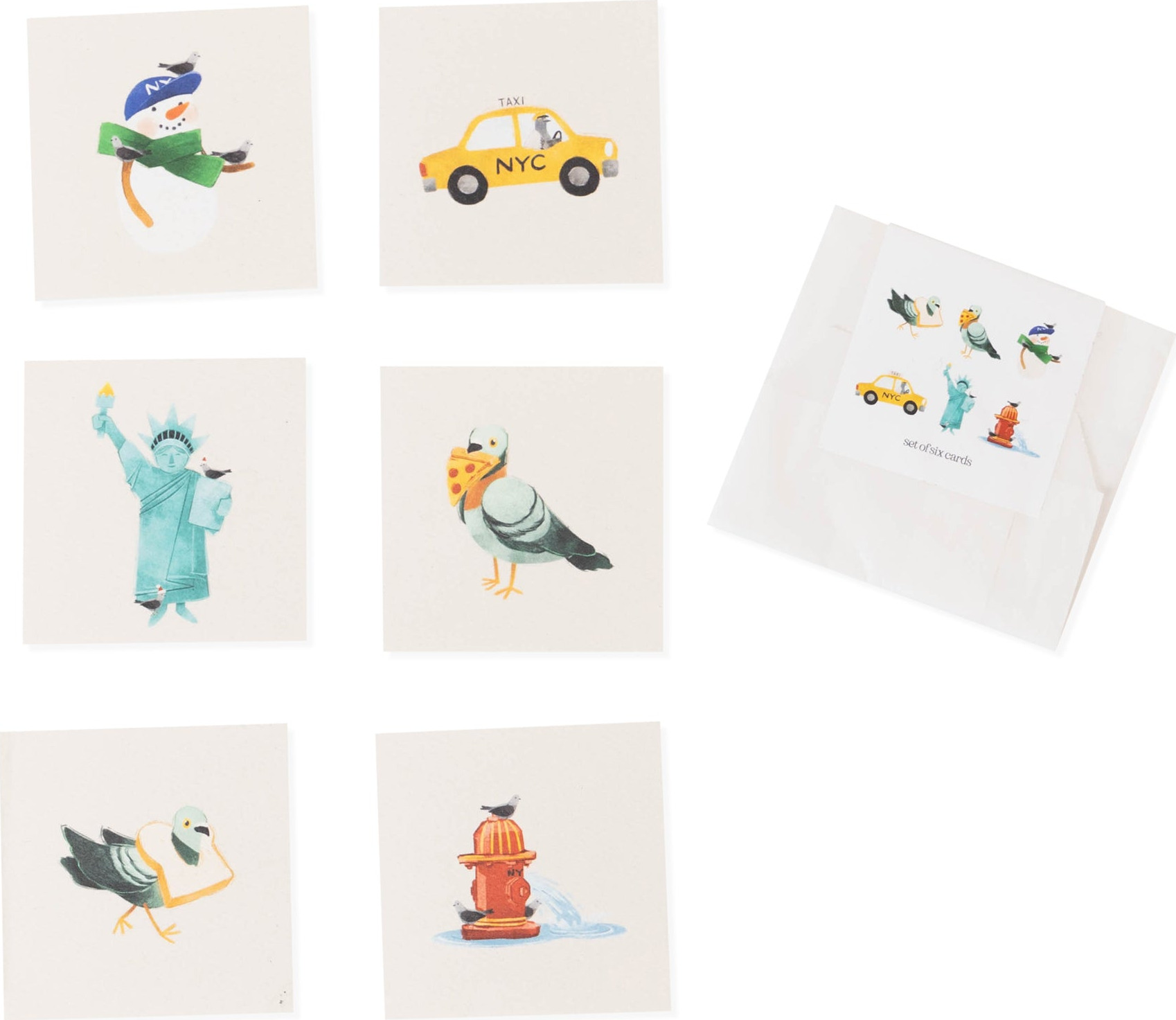 NYC Mini Gift Cards – Set of 6