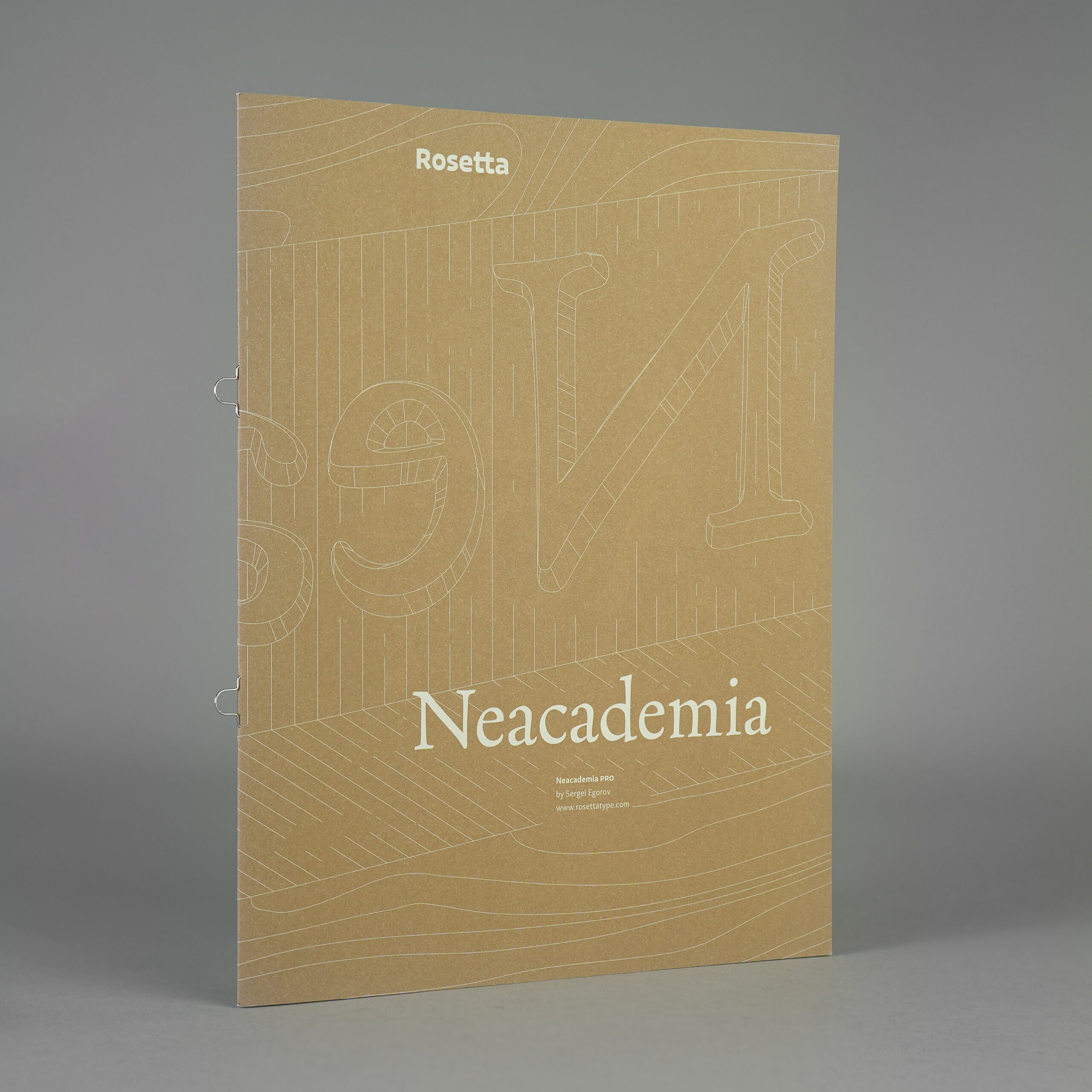 Neacademia Type Specimen